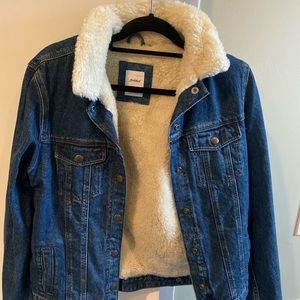Denim/Sherpa jacket